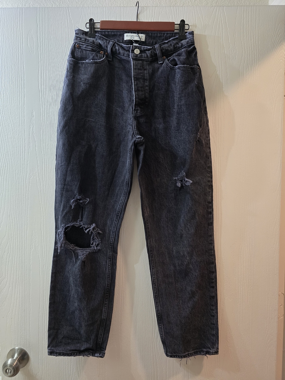 Abercrombie Distressed Dad Jeans